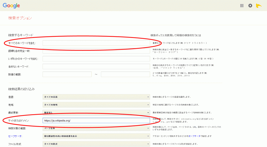 Google画面２